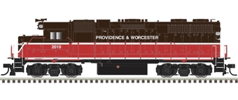 GP38 EMD 2010 of the Providence & Worcester  - Digital sound fitted