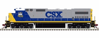 Dash 8-40C GE 7632 of CSX - digital sound fitted