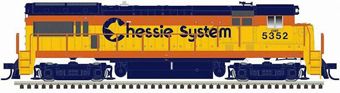 U30B GE 5352 of CSX (ex-Chessie)