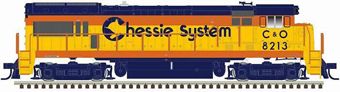 U30B GE 8213 of the Chessie System - digital sound fitted