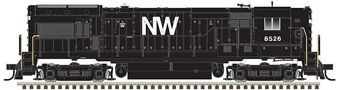 U30B GE 8526 of the Norfolk and Western - digital sound fitted