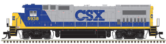 Dash 8-40B GE 5938 of CSX - digital sound fitted