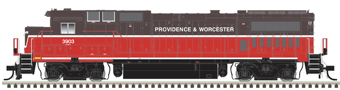 Dash 8-40B GE 3905 of the Providence and Worcester - digital sound fitted