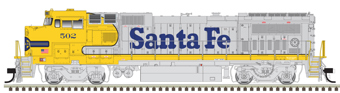 Dash 8-40BW GE 502 of the Santa Fe - digital sound fitted