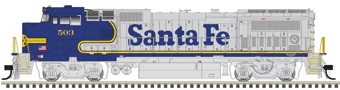 Dash 8-40BW GE 503 of the Santa Fe - digital sound fitted