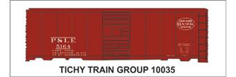 Pittsburgh and Lake Erie USRA Rebuild box car decal set