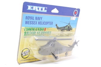 Royal Navy Wessex Helicopter Commando Troop Support