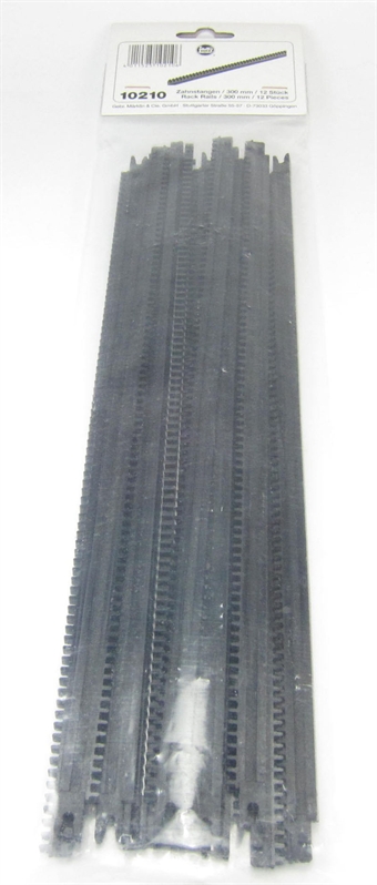 Rack 300mm long for center of rails in 'Rack and Pinion' system