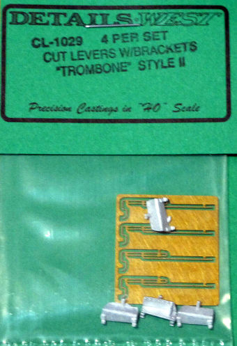 Trombone Style II Cut Levers with Brackets (4)