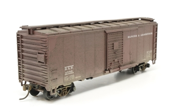 40' single door boxcar kit of the Bangor & Aroostook