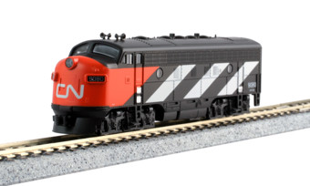 F7A & F7B EMD 9080 & 9057 of the Canadian National - digital fitted