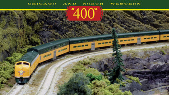 '400' Train pack - E8A EMD & five Pullman bi-level coaches of the Chicago & North Western
