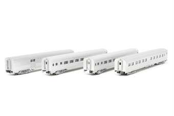 Corrugated passenger cars of the Southern - aluminum 4-Pack