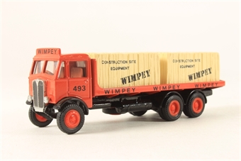 AEC Mammoth Major 6 Wheel Flatbed 'Wimpey' with load