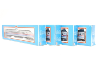 Amtrak Bullet Train set - 4 pieces