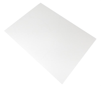 White Plasticard - A4 Sheet 10/1000"