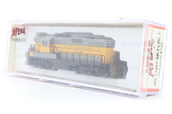 GP7 EMD 168 of the Mattagami Railroad