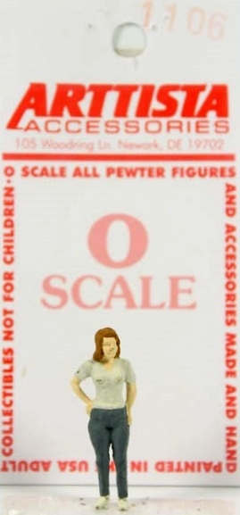 Standing Young Woman
