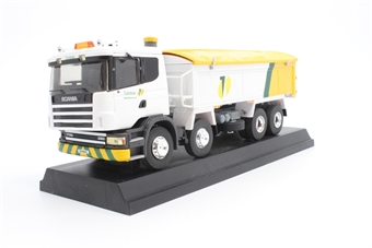 Rigid Scania Series 4 low roof tipper in Tarmac livery