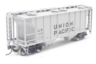 PS-2 2-Bay Covered Hopper #11437 of the UNion Pacific Railroad