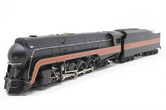 Class J 4-8-4 611 of the Norfolk & Western Railroad