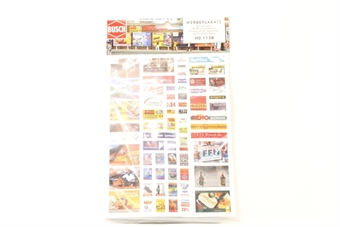 Modern Advertisement Signs HO scale