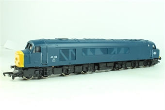 Class 45 45128 in BR blue
