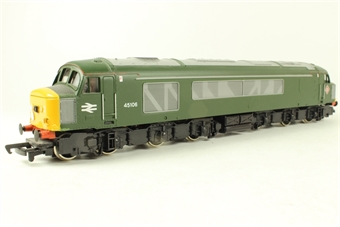 Class 45 45106 in BR green with full yellow ends