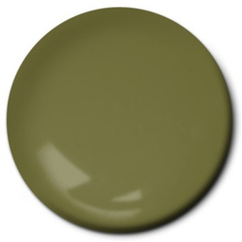 Enamel Paint Flat Olive, 1/4 oz.