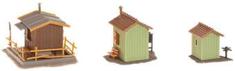 3 x Lineside Huts kit