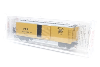 40' USRA steel single sliding door boxcar of the Pennsylvania Railroad - yellow with aluminum roof 489546
