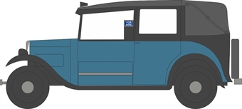 Austin Low Loader Taxi in Oxford blue & black