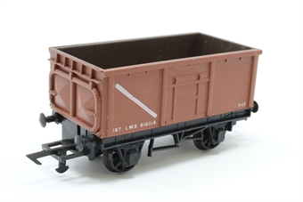 16T Mineral Wagon in LMS brown 616014