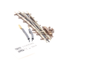 Narrow gauge point left 66mm HOf scale