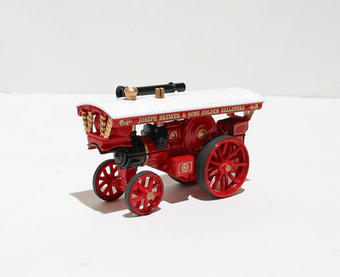 Burrell Showmans steam wagon "Joseph Brewer and Sons Golden Galloppers"