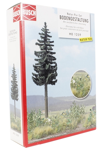 Natural wilderness diorama kit 150 x 100mm HO scale
