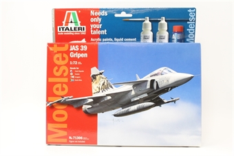 Saab JAS 39 Gripen with 'Super Decals Sheet' of Swedish, Czech, Hungarian and South African AF marking transfers