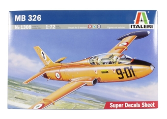 Aermacchi MB 326 trainer with 'Super Decals sheet' of Italian, Australian and Brazilian AF marking transfers