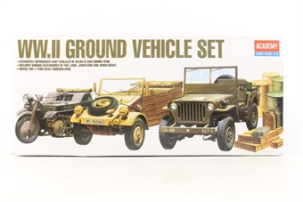 WWII Ground Vehicle Set