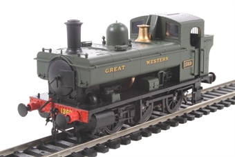 Class 1366 0-6-0PT 1369 in Great Western green - as preserved