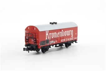 Refrigerated beer wagon 'Kronenbourg' of the SNCF