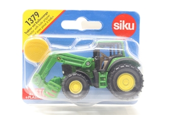 John Deere Tractor with bale grabber