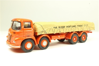 Foden S21 8-wheel lorry with Sheeted Load - 'The Rugby Portland Cement Co.'
