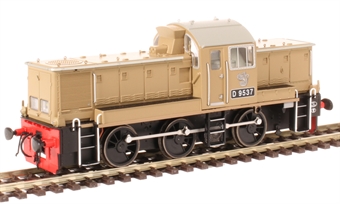 Class 14 D9537 in BR desert sand - as preserved