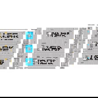 45' Containers Maersk - pack of 3