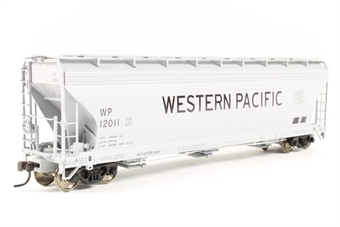 Bay centreflow hopper car in Western Pacific livery