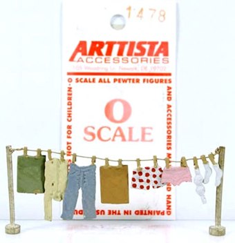 Clothesline with Clothes