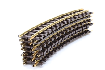 Curved track radius 2 30 degrees - pack of 12 pieces