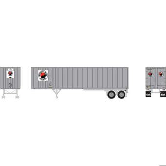 40' Exterior Post Trailer of the Northern Pacific 20-790