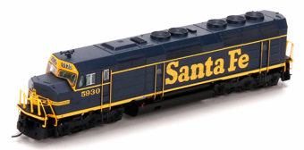 F45 EMD 5934 of the Santa Fe - digital sound fitted